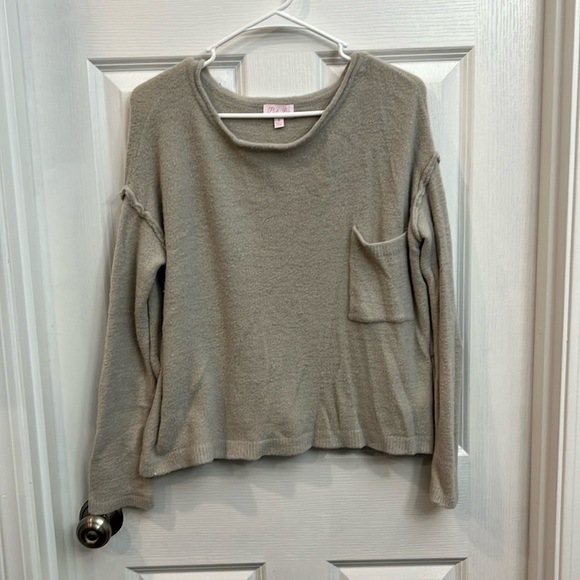 Pink Lily Griege super soft sweater - Picture 1 of 4